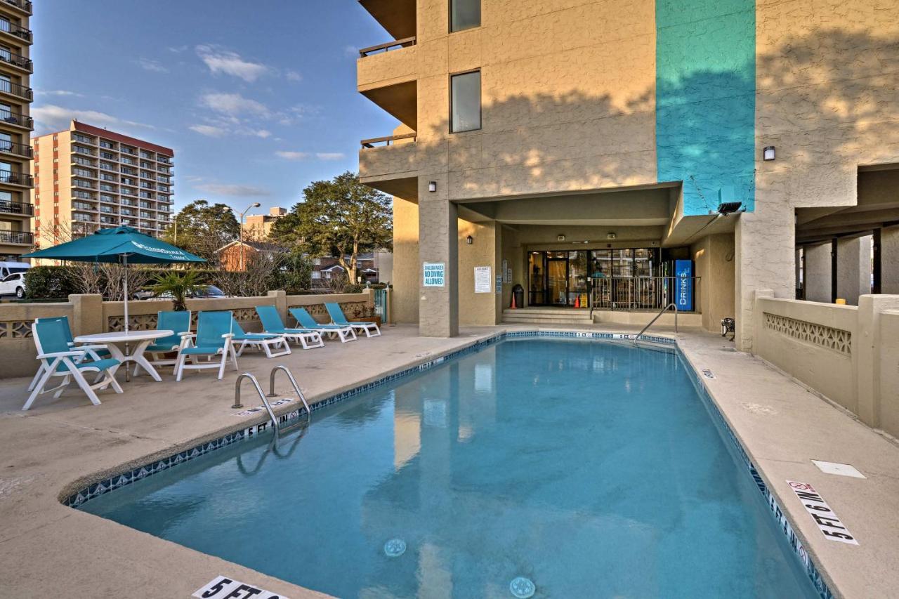 Myrtle Beach Condo With Ocean Views - Walk To Beach! 外观 照片